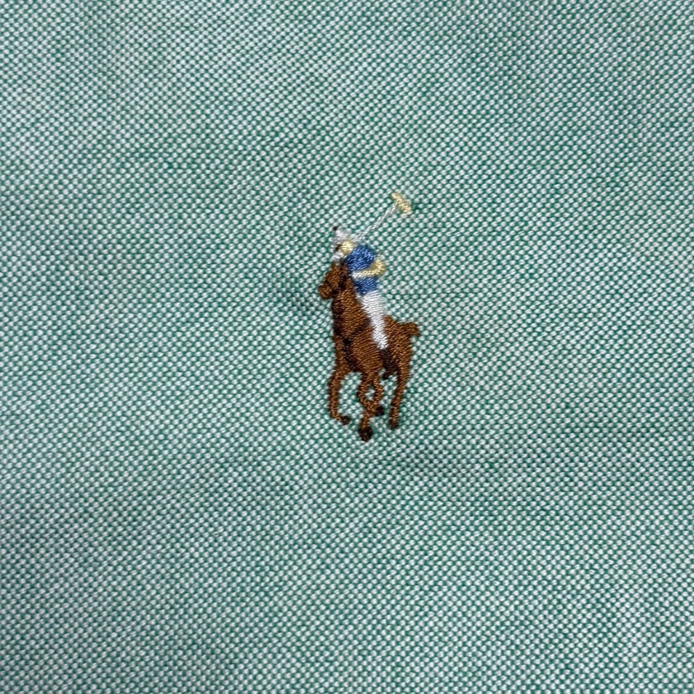 Polo Ralph Lauren Oxford Custom fit Fun Shirt Pastel Color Block Sz M Button Up - Picture 4 of 7